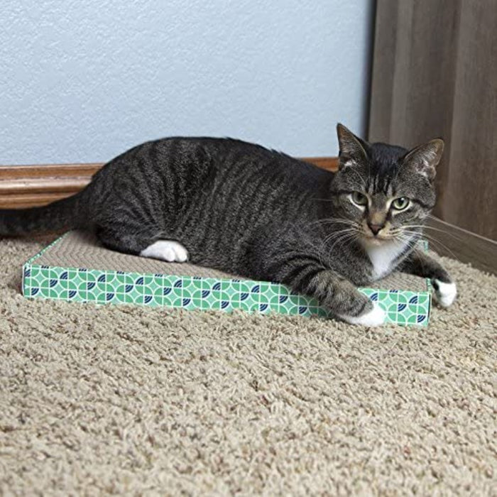 2 Pieces Wide Corrugate Cat Scratchers