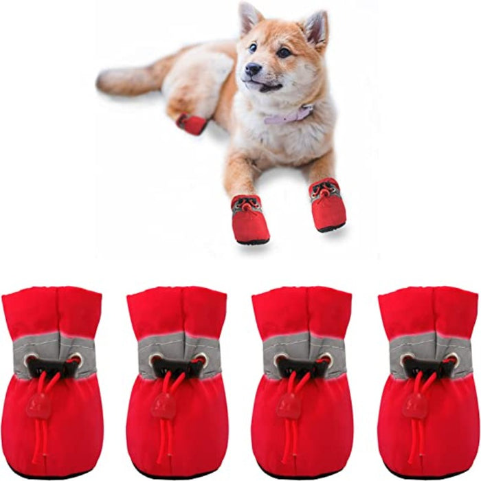4 Packs Dogs Anti-Slip Boots