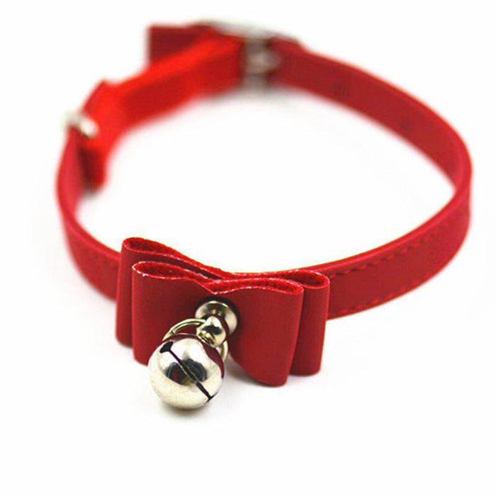Cute Bow Tie Styled Collar With Bell
