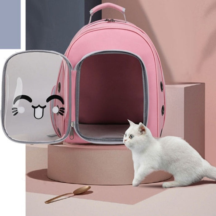 Anti-Scratch Clear Cat Carrier Backpack