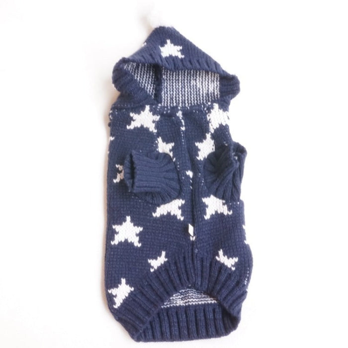Star Dog Clothes Autumn And Winter Warm Coat