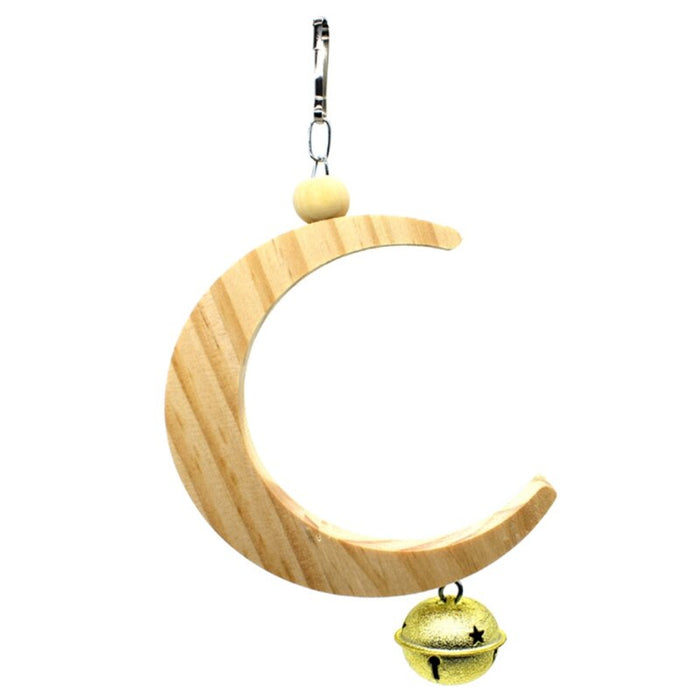 Moon Shape Wooden Swing Toy
