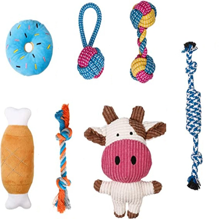 7 Pack Small Dog Toys