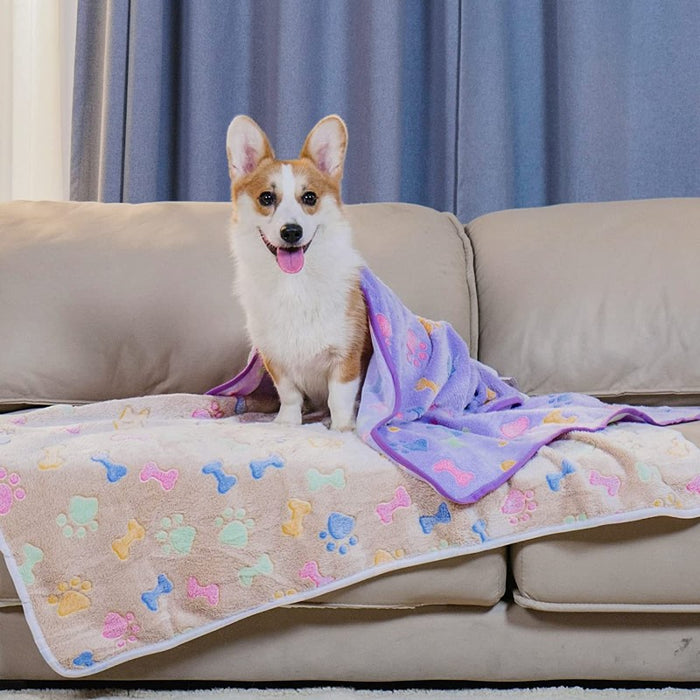 Super Soft Fluffy Premium Fleece Pet Blanket