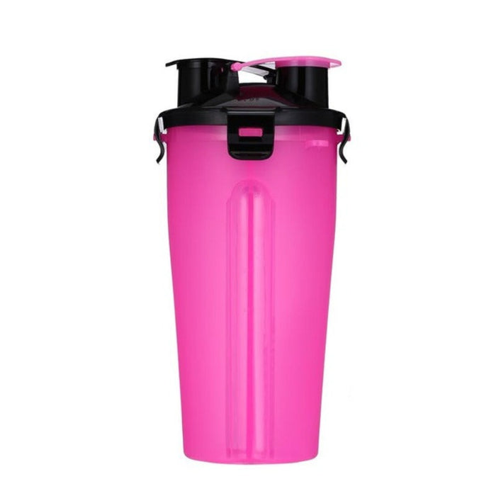 2 In 1 Dog Water Bottle And Food Bowl Pet Feeder