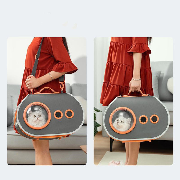 Cat Carrier Bags Breathable Space Capsule