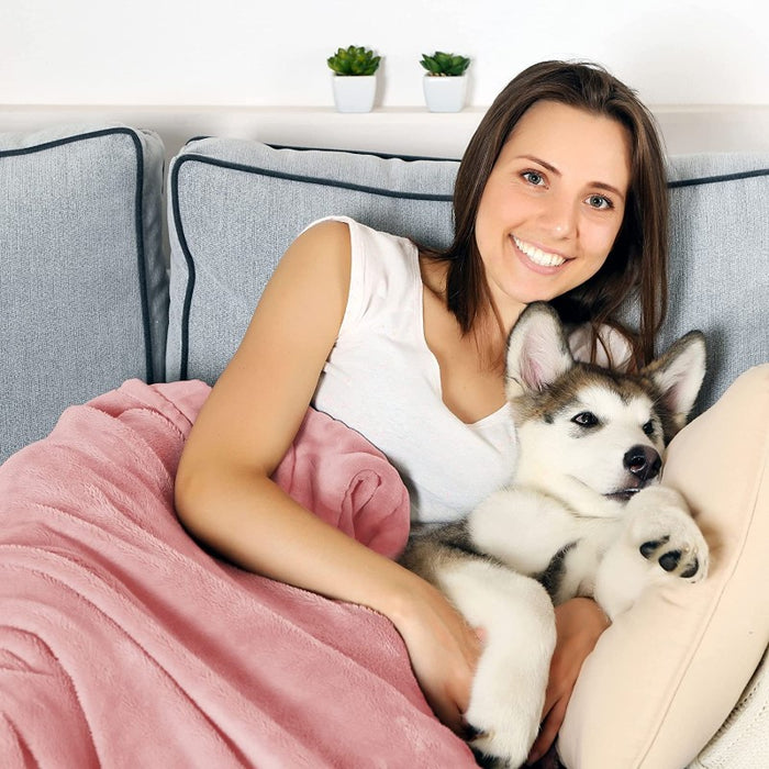 Soft Plush Waterproof Pet Blanket