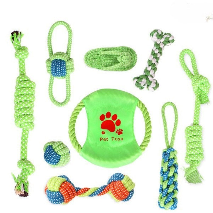 7 Pcs / 9 Pcs Rope Dog Toy