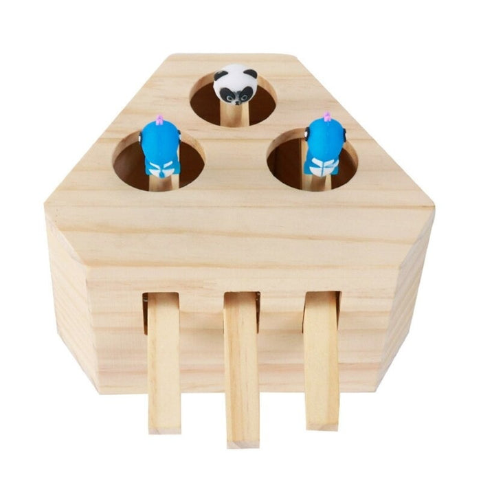 Wooden Cat Exercise Toy