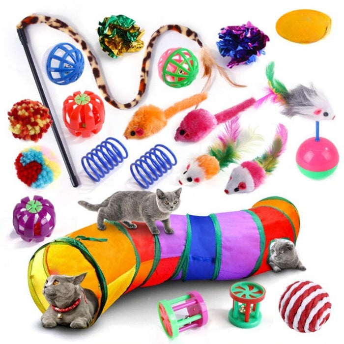 Collapsible Cat Tunnel Set