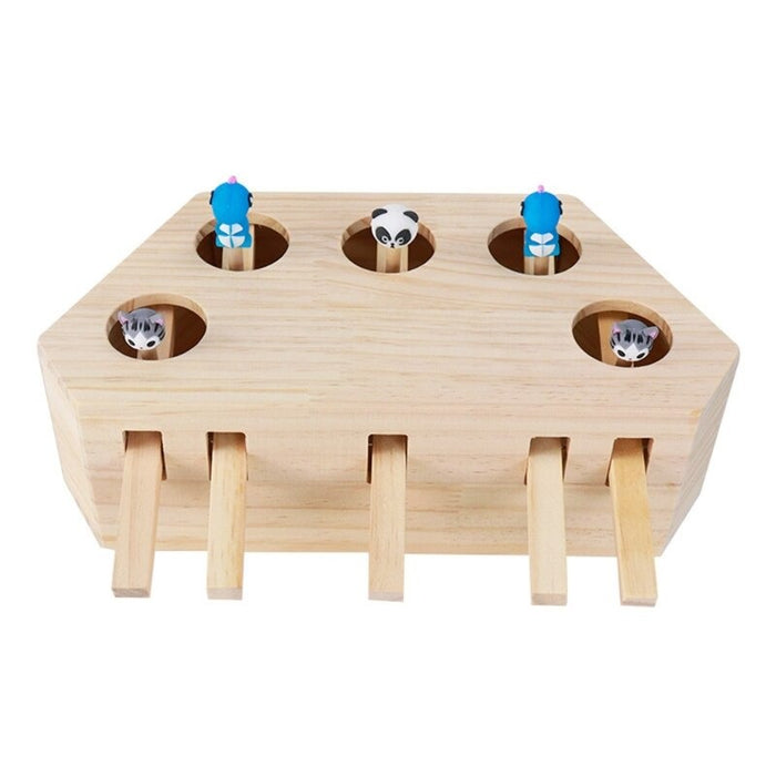 Wooden Cat Exercise Toy