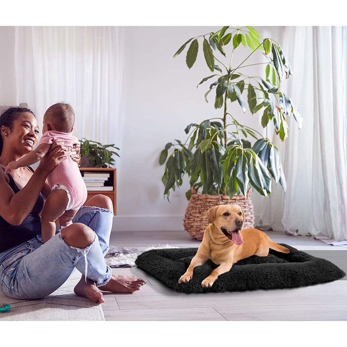 Fluffy Kennel Mat Pad Anti-Slip Dog Bed