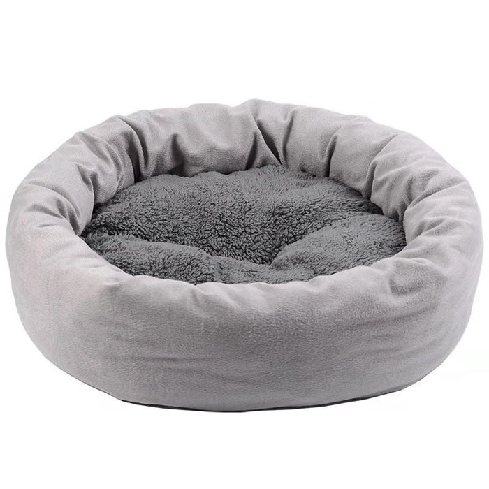Round Winter Cat Bed