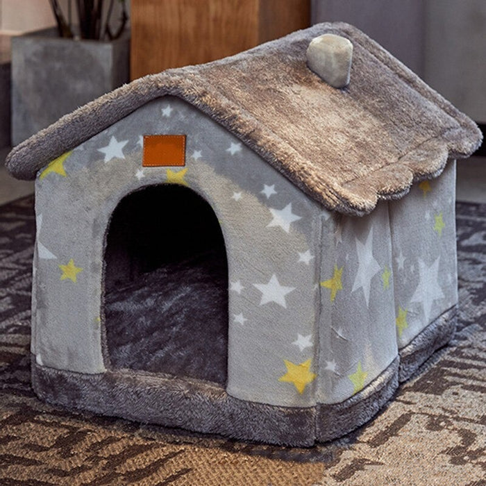 Foldable Closed Cave Pet House