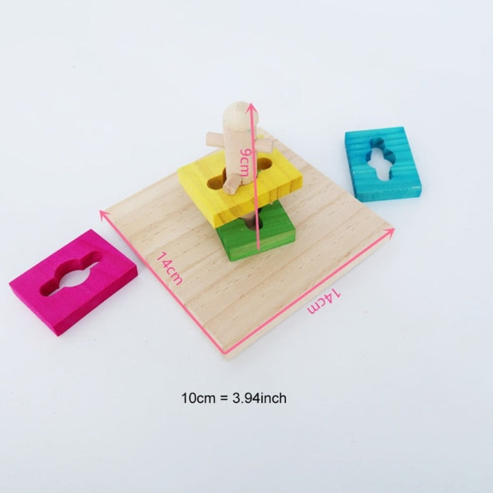 Trick Training Puzzle Toy For Birds