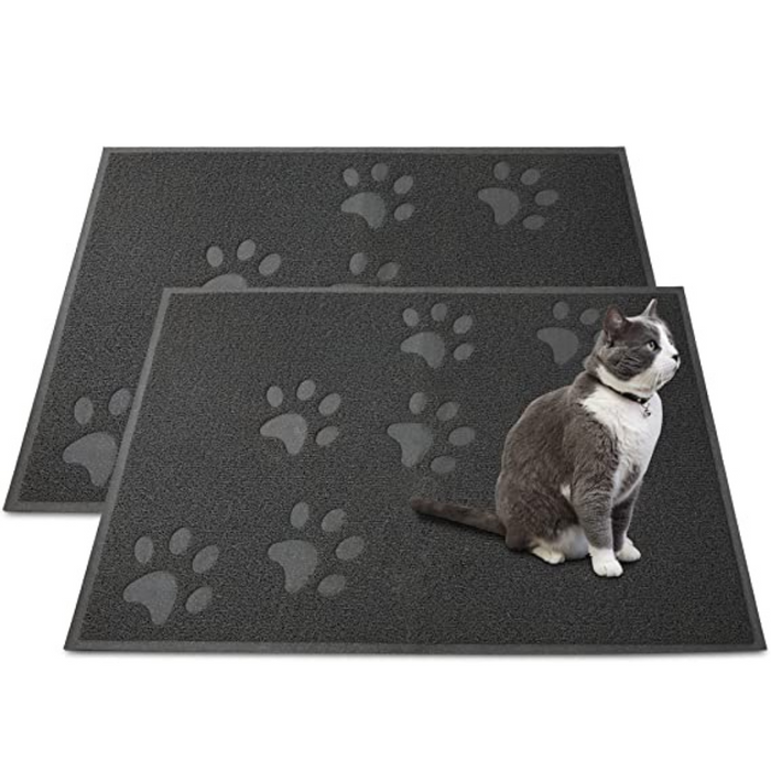 2 Pack Cat Litter Mat Kitty Litter Trapping Mat For Litter Boxes