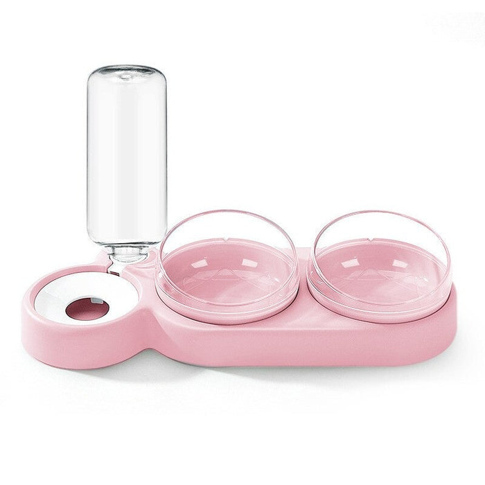 Double Bowls Feeding Container