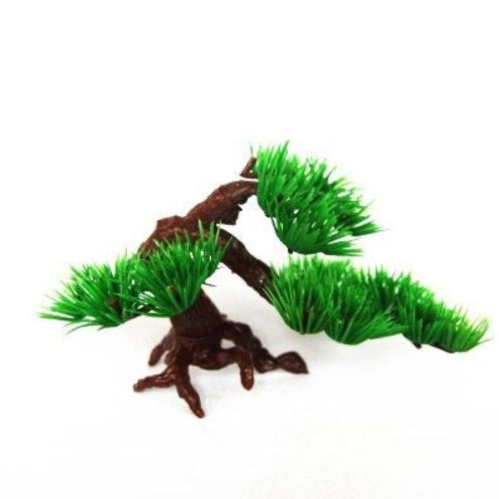 Pine Tree Plastic Ornament For Aquarium