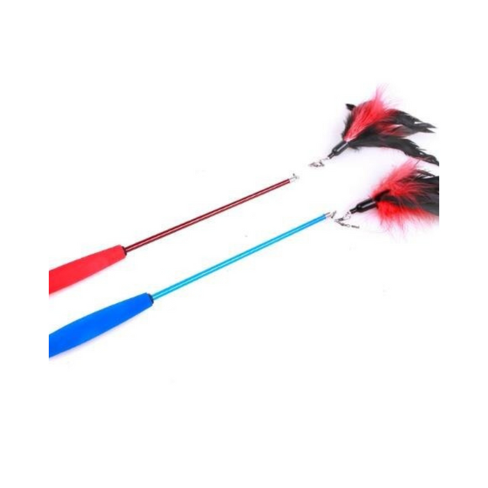 Feather Wand Plastic Toy