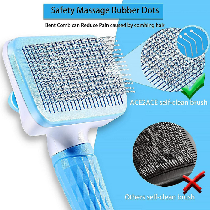 Pet Grooming Brush For Long And Short Hair