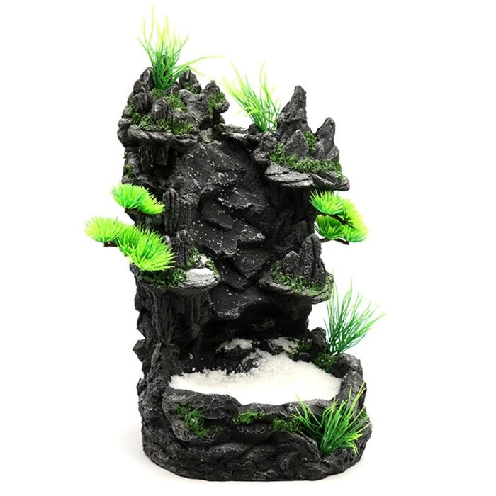 Artificial Resin Stone Rock Mountain Ornament For Aquarium