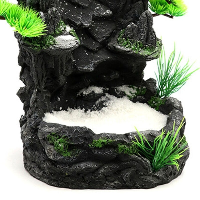 Artificial Resin Stone Rock Mountain Ornament For Aquarium