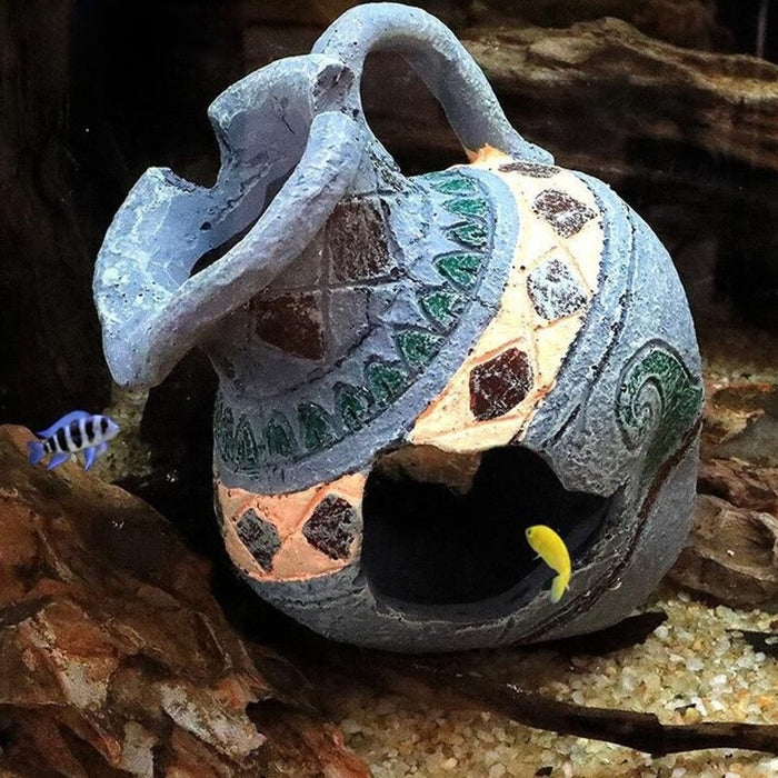 Broken Pottery Vase Ornament For Aquarium