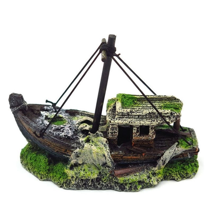 Pirate Ship Wreck Ornament For Aquarium