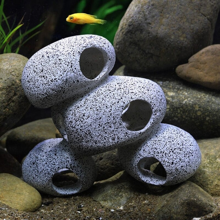 Shrimp Rock Cave Ornament For Aquarium