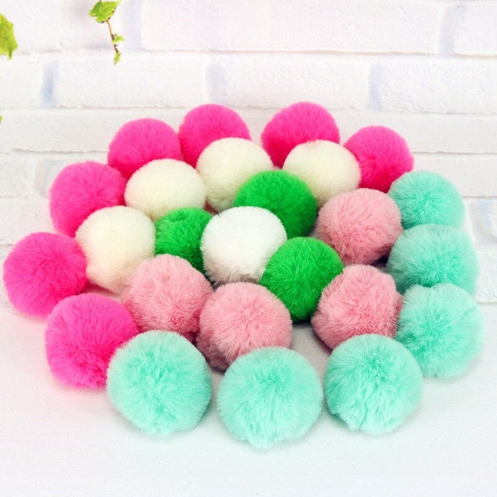 Soft Colorful Cat Toy Ball