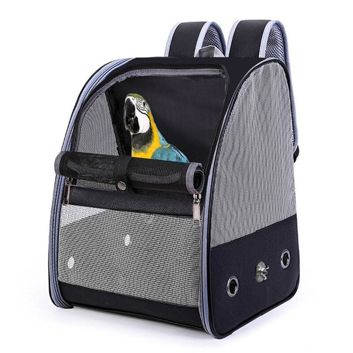 Breathable Bird Backpack Carrier Cage