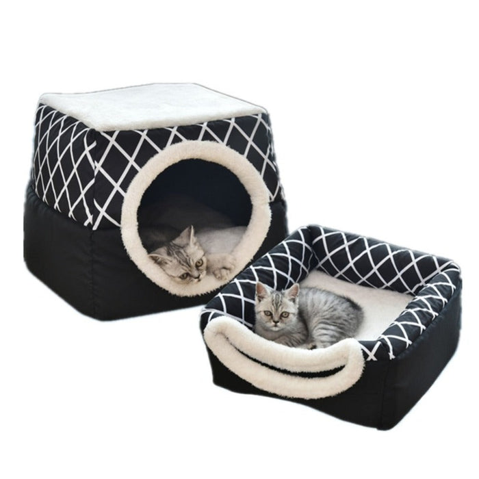 Cat Nest Space Capsule Bed Closed Cave Sleeping Mat Tent