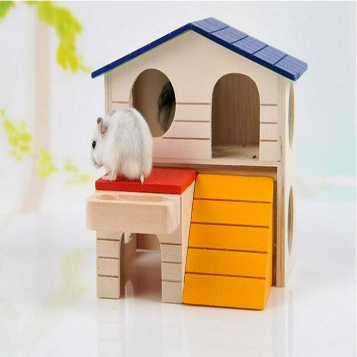 Wooden House Cage For Hamster