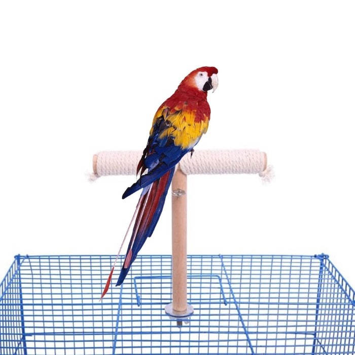 Parrot Stand Toy Covering With Rope