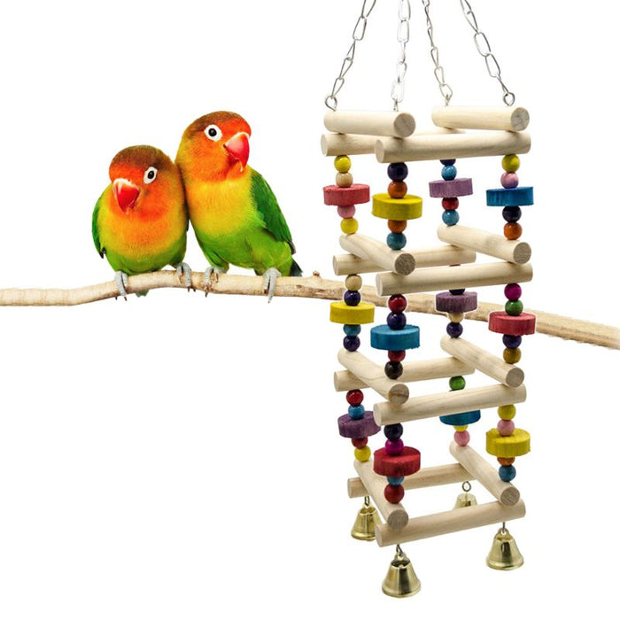Wooden Bird Swing Ladder Toy