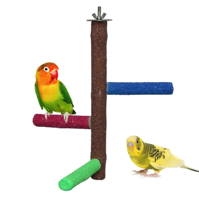 Colorful Chewing Toy Ladder Perch