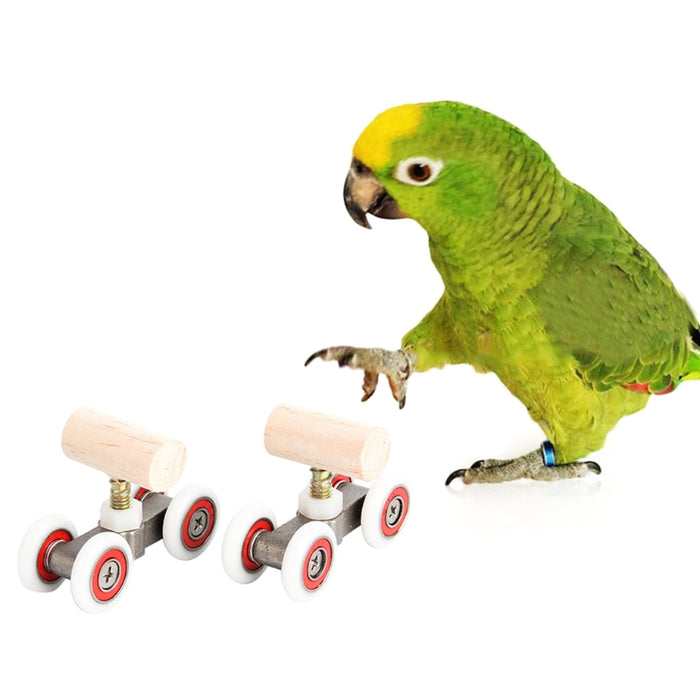 Mini Roller Skates Toy For Birds
