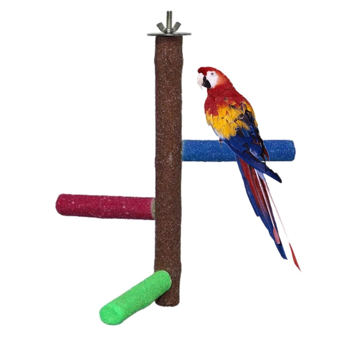 Colorful Chewing Toy Ladder Perch