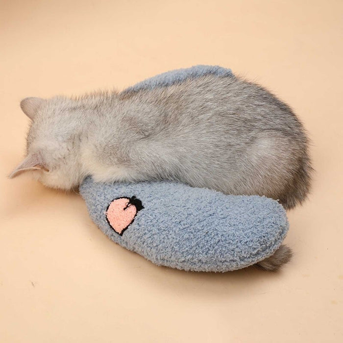 Calming Plush Cat Pillow | Ultra Soft Fluffy Pet Pillow