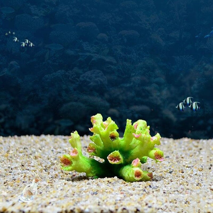Resin Reef Coral Water Plant Ornament For Aquarium