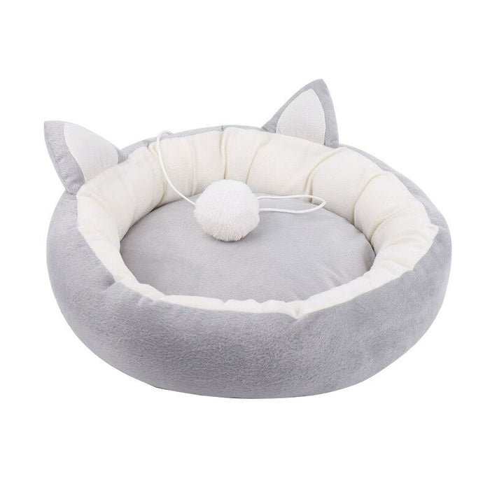 Round dog Cat Cushion Bed