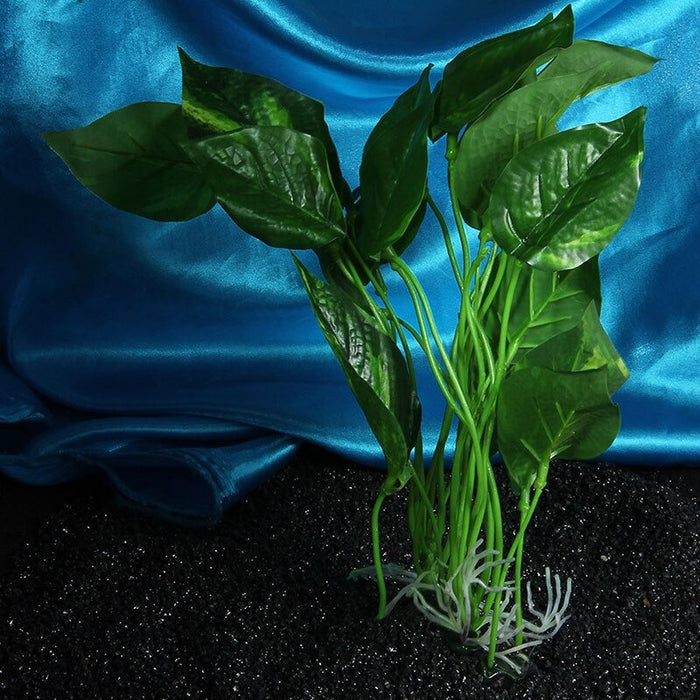 Green Artificial Water Grass Plant Ornament For Aquarium