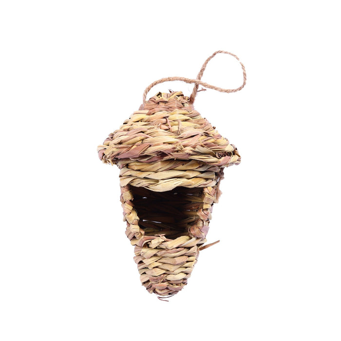 Handmade Hanging Bird Straw House