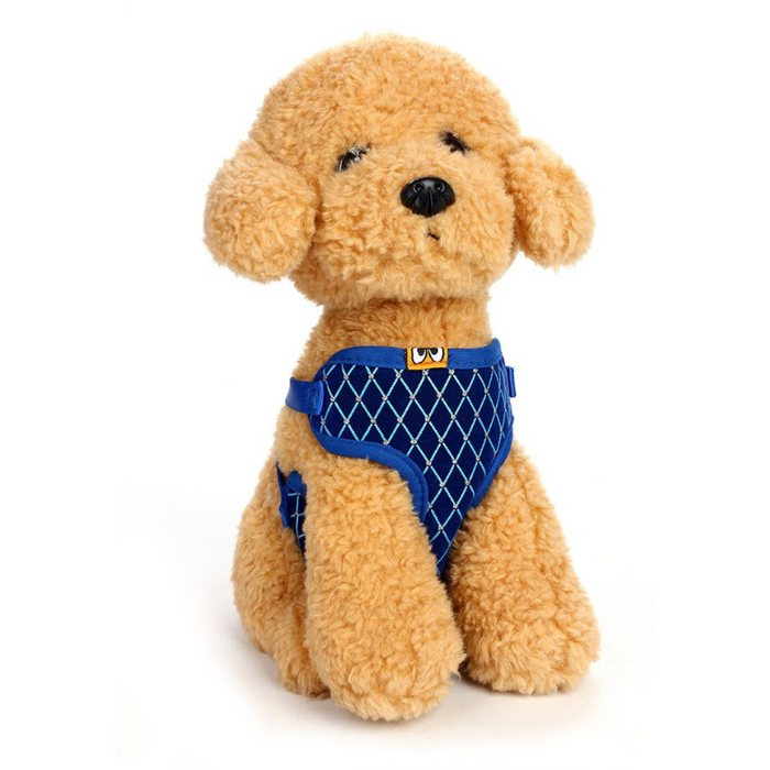 Rhinestone Mesh Dog Harness — Comfy Pets Bed