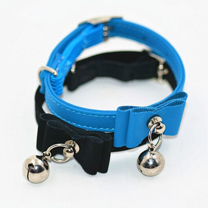 Cute Bow Tie Styled Collar With Bell