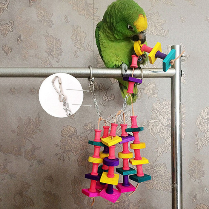 Bird Block Knot Chewing Toy
