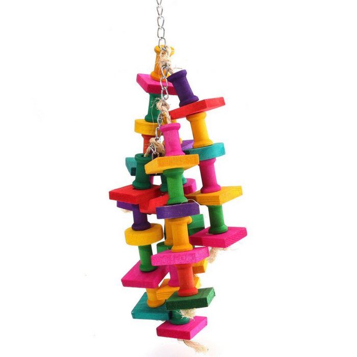 Bird Block Knot Chewing Toy