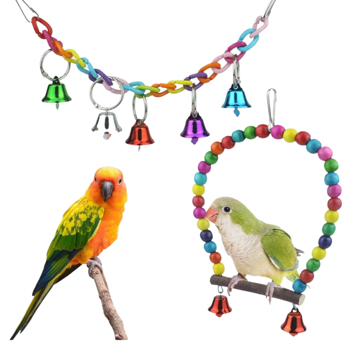 Set Of Chewing Toys For Birds