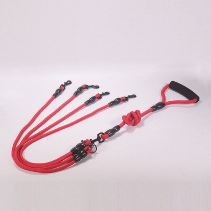 Nylon Rope Two Heads Dogs Leash