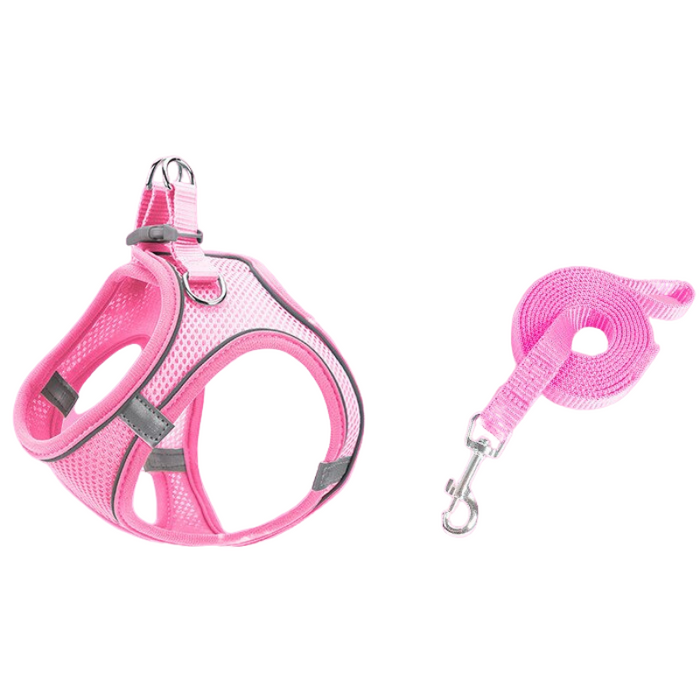 Breathable Dog Harness And Leash Set